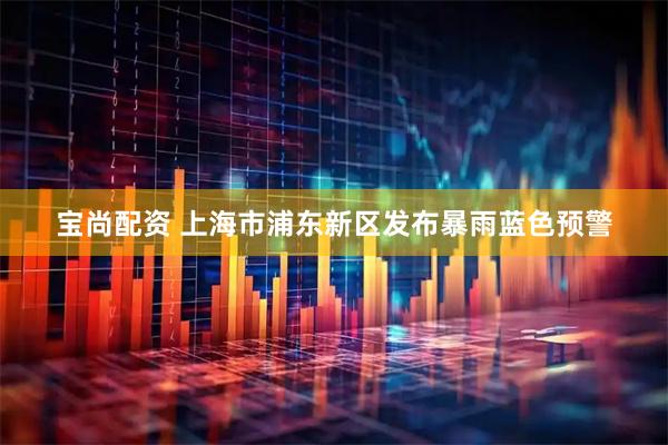 宝尚配资 上海市浦东新区发布暴雨蓝色预警