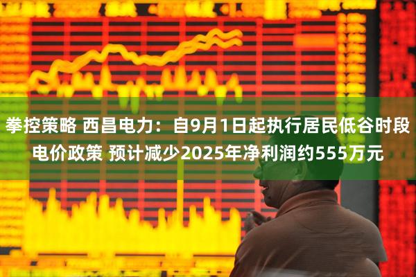 拳控策略 西昌电力：自9月1日起执行居民低谷时段电价政策 预计减少2025年净利润约555万元